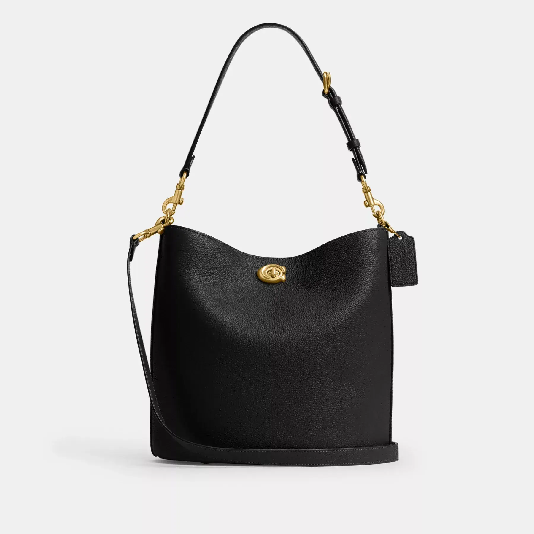 COACH Willow Soft Bucket Bag Svart