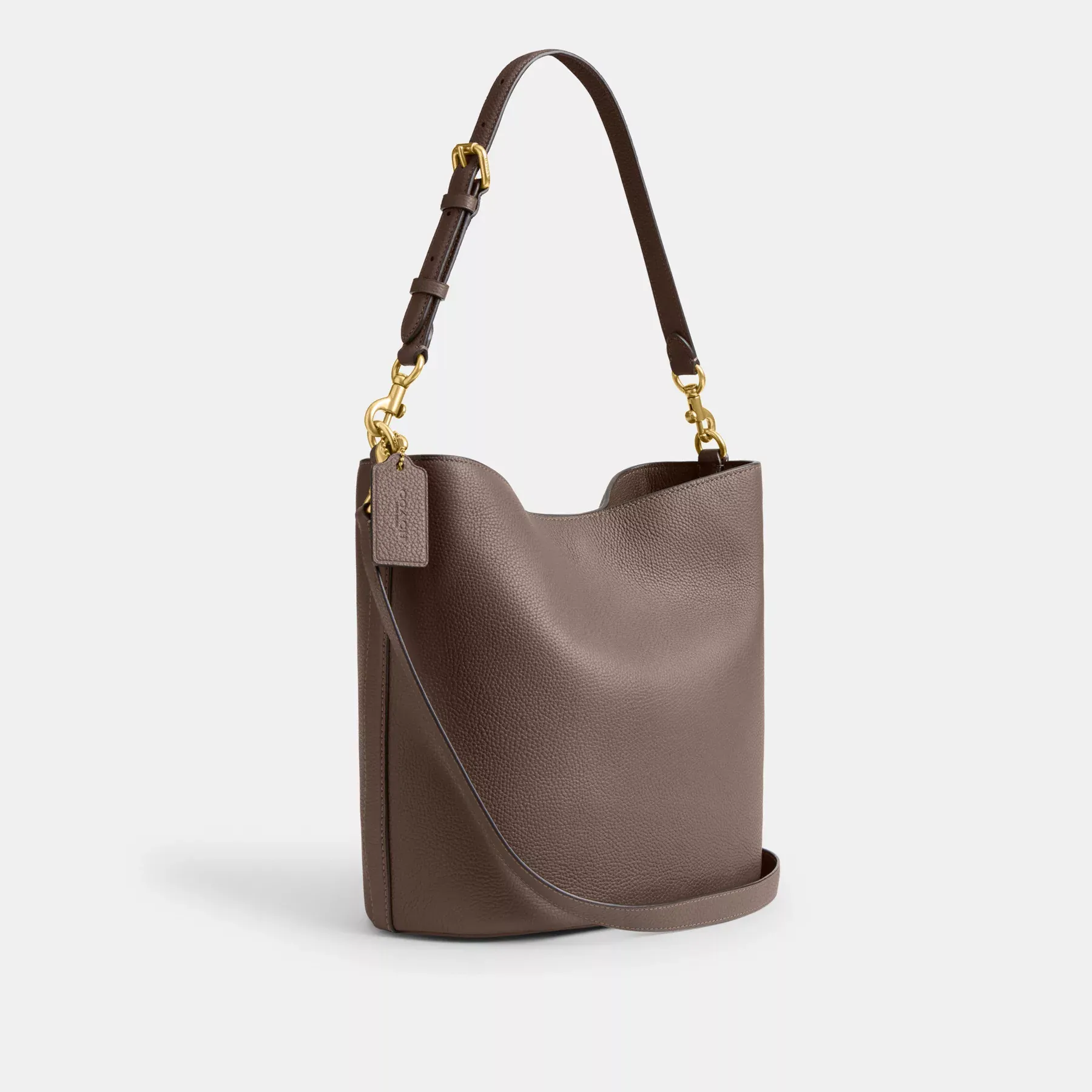 COACH Willow Soft Bucket Bag Mörk sten COACH Willow Soft Bucket Bag Mörk sten