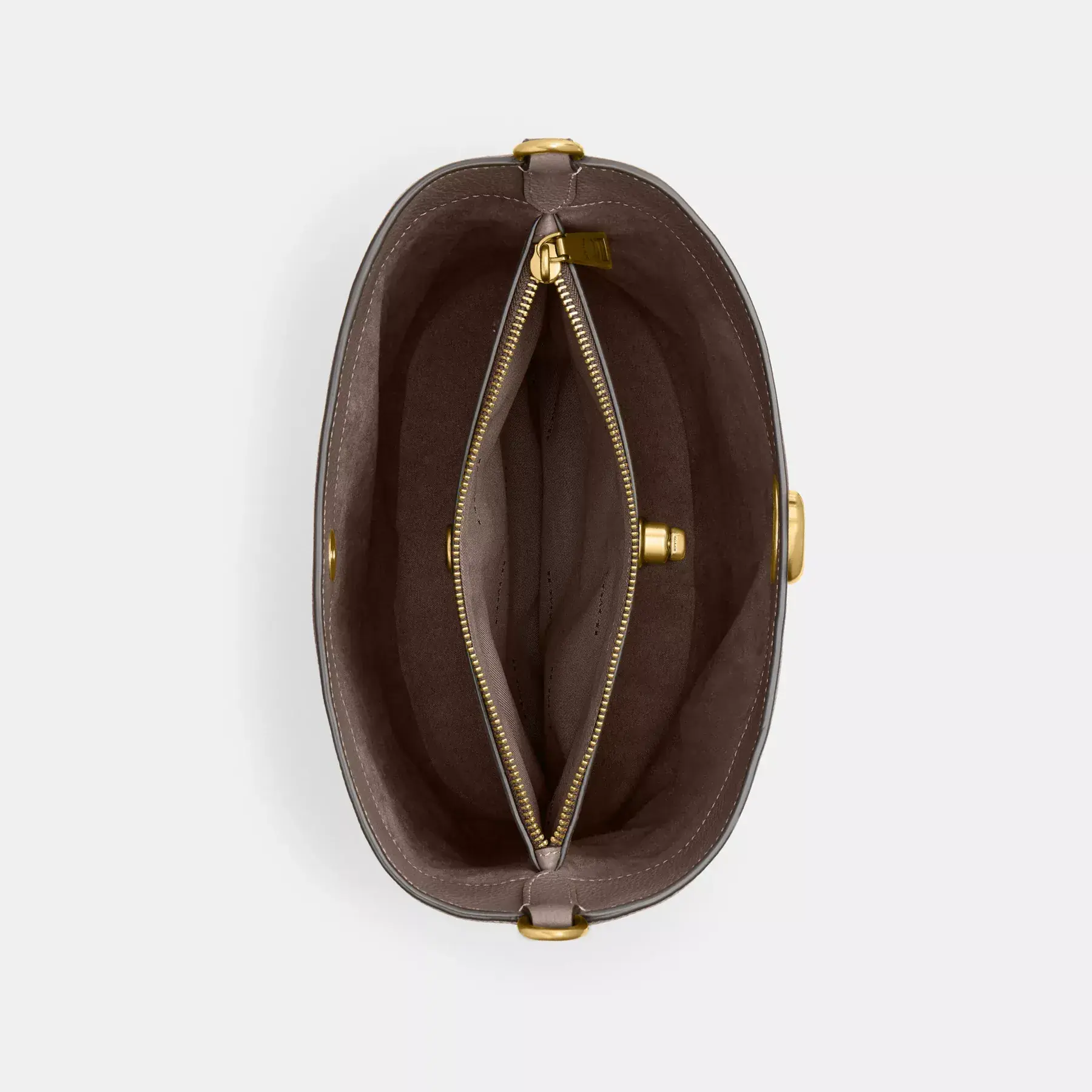 COACH Willow Soft Bucket Bag Mörk sten COACH Willow Soft Bucket Bag Mörk sten