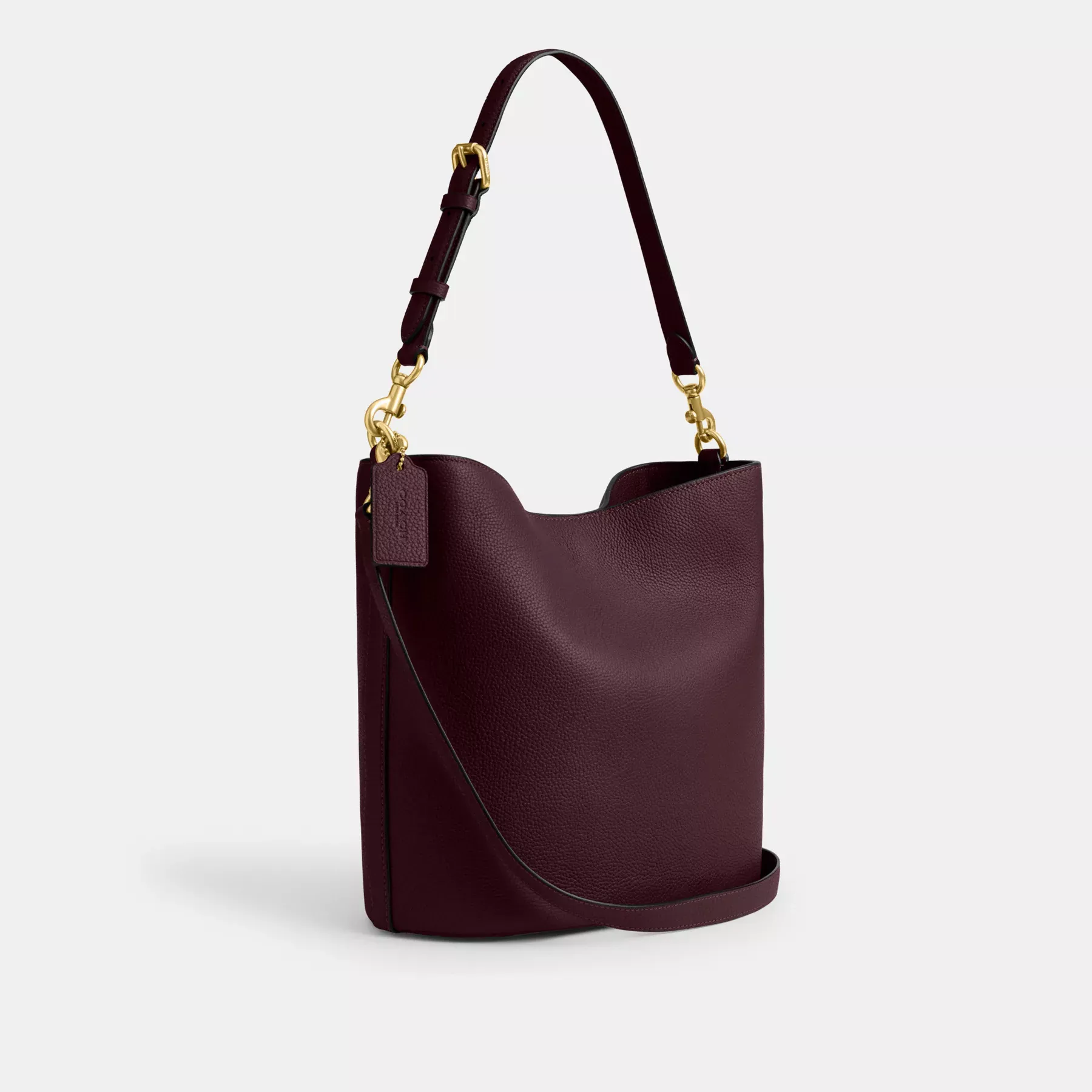 COACH Willow Soft Bucket Bag Merlot