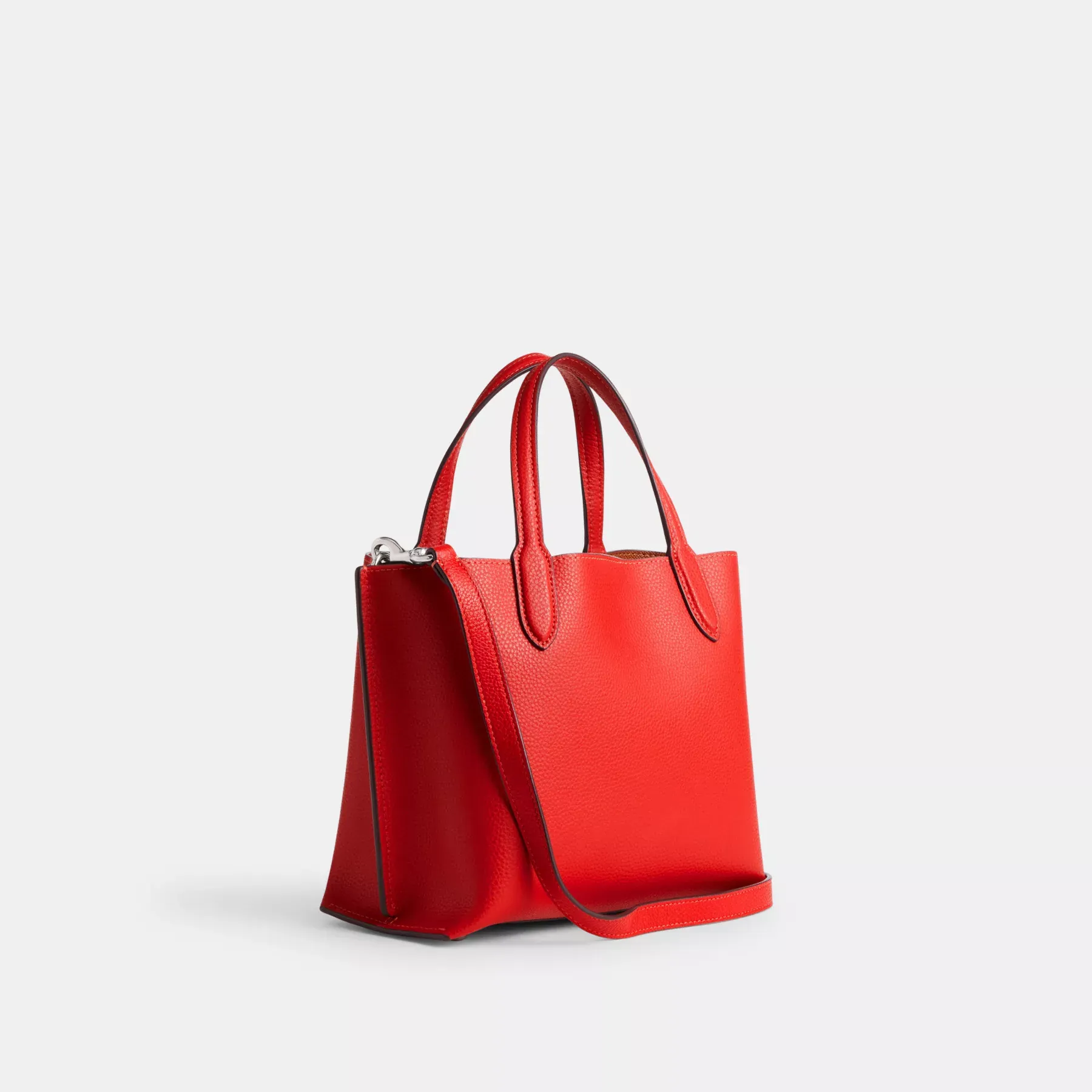 COACH Willow Tote 24 med hjärtberlock Sport Röd