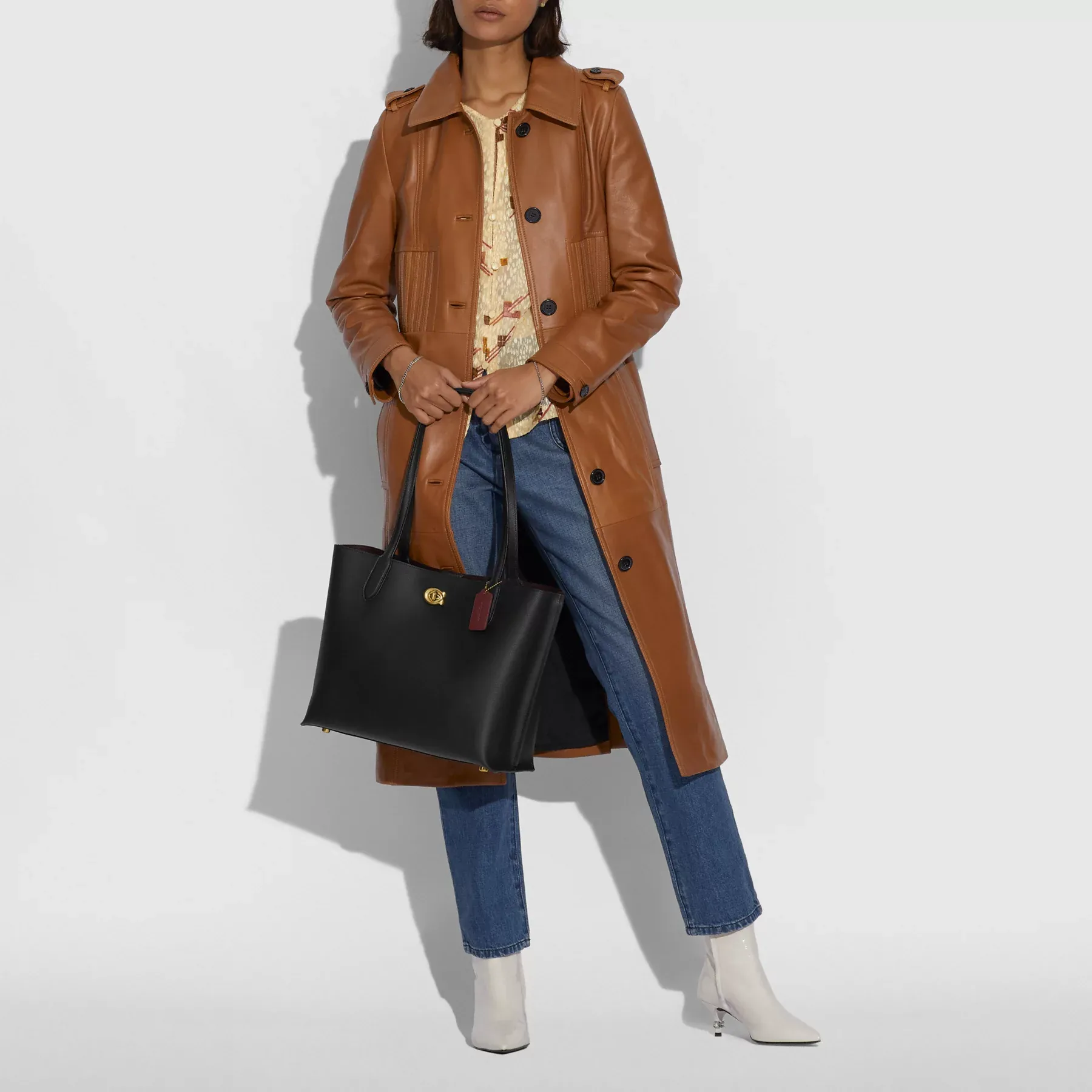 COACH Willow Tote Svart COACH Willow Tote Svart