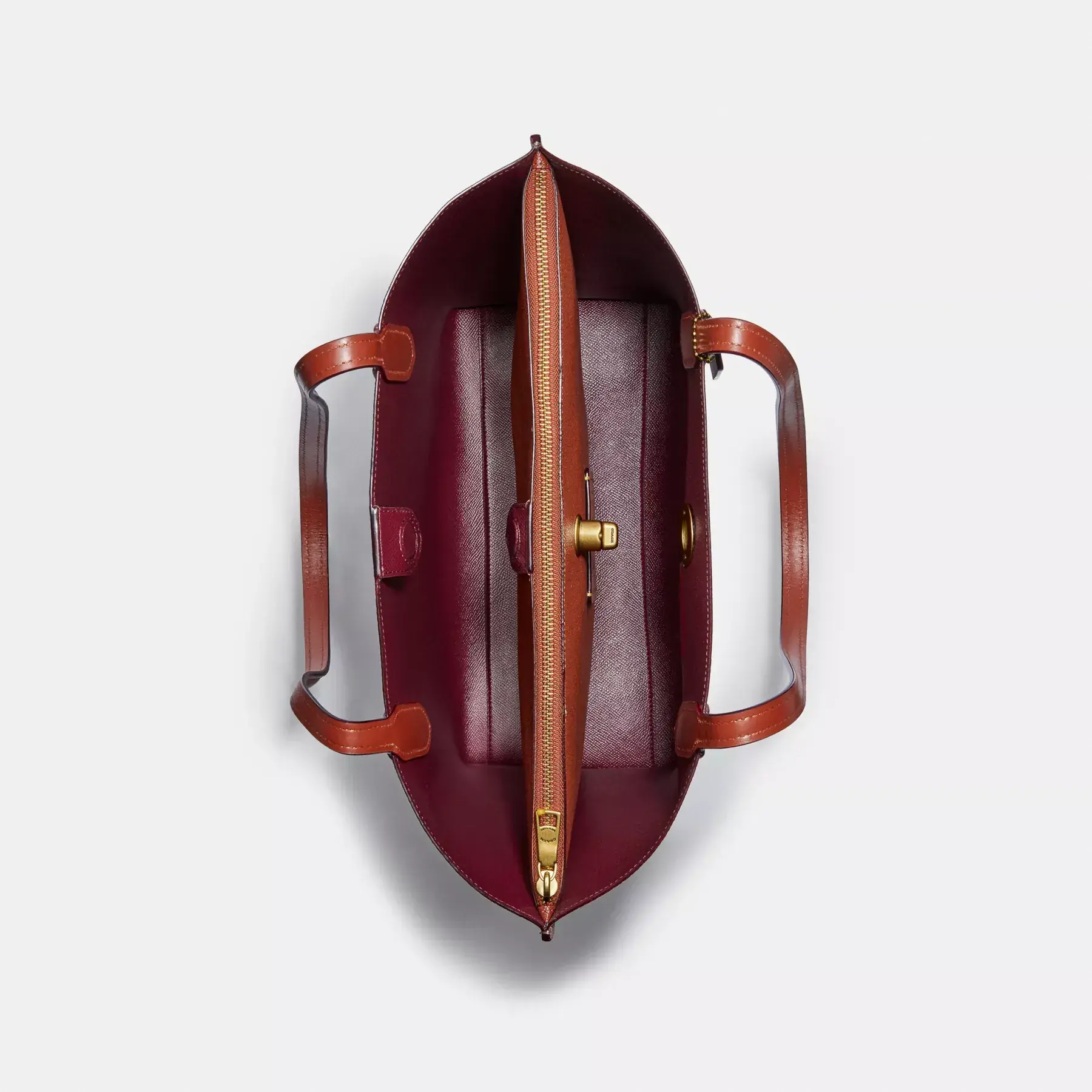 COACH Willow Tygpåse I Signature Canvas Tan Rust COACH Willow Tygpåse I Signature Canvas Tan Rust