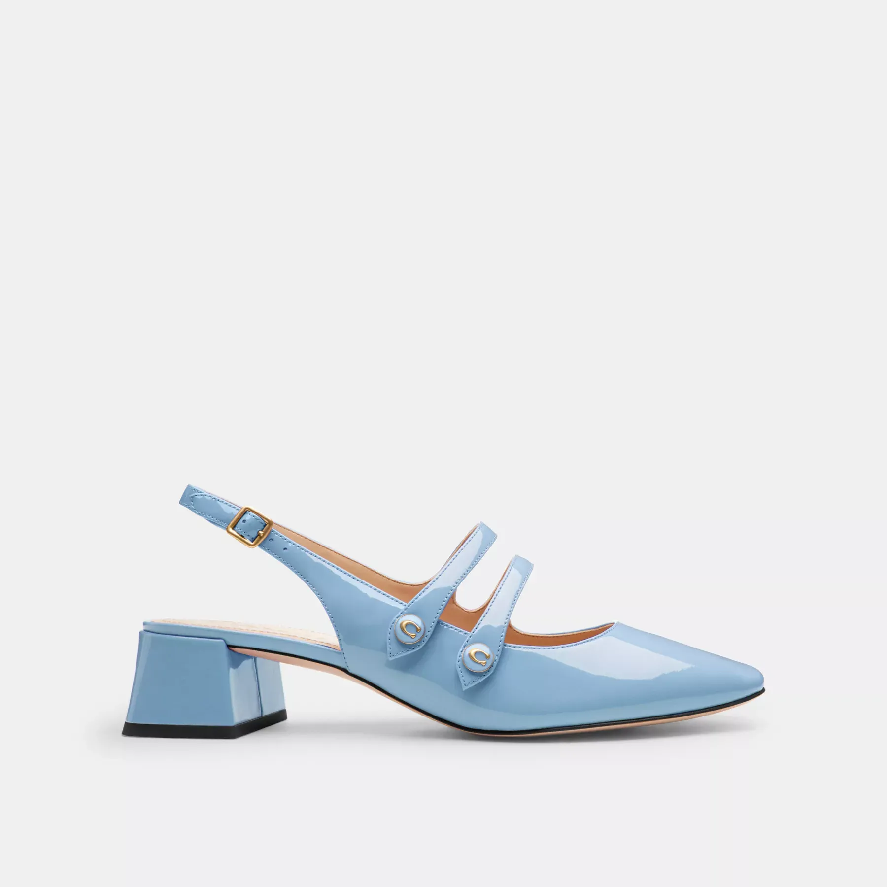 coach Winley Slingback Mary Jane CAS42PUB 1 - COACH Winley Slingback Mary Jane Bl&aring;klocka