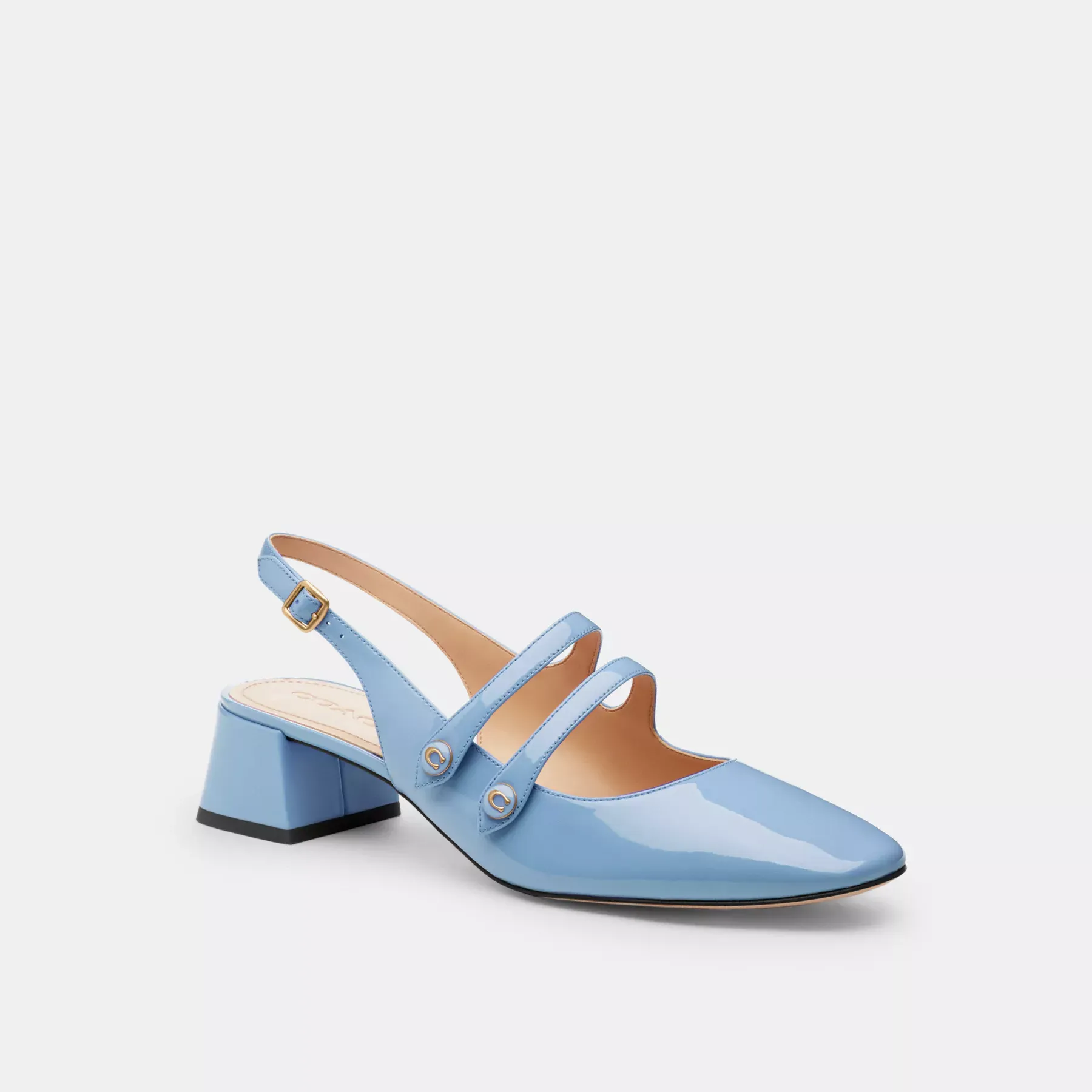 coach Winley Slingback Mary Jane CAS42PUB - COACH Winley Slingback Mary Jane Bl&aring;klocka