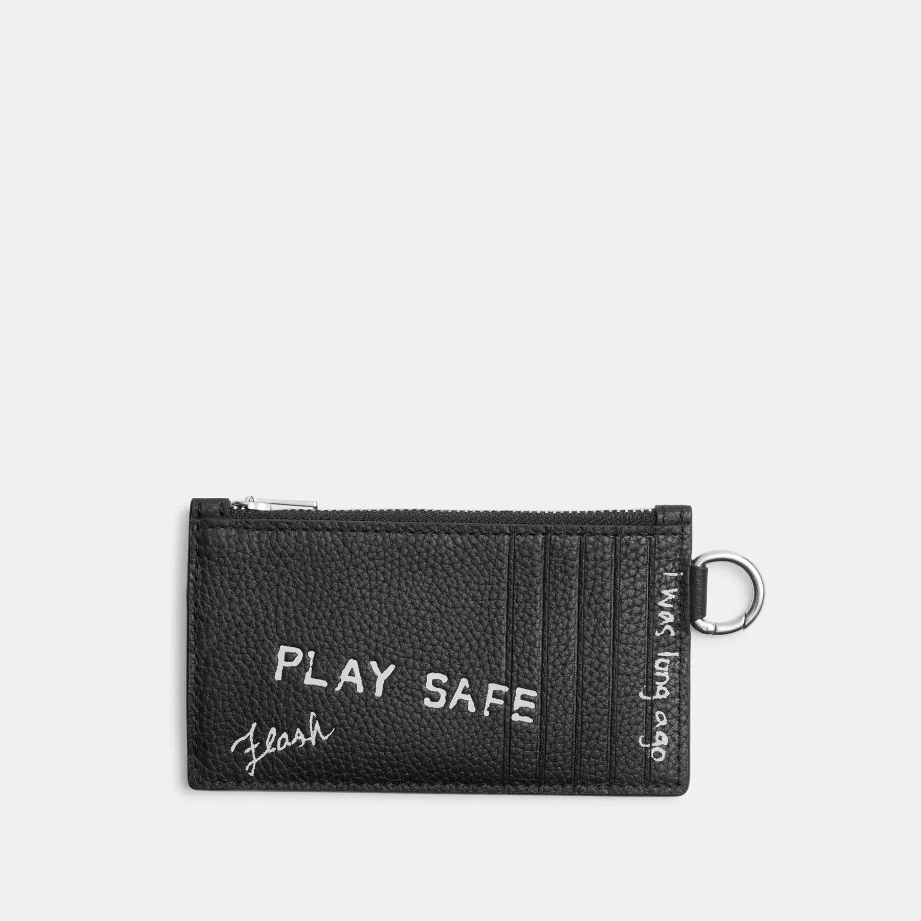 COACH Zip-kortfodral med skisstryck Svart Multi COACH Zip-kortfodral med skisstryck Svart Multi