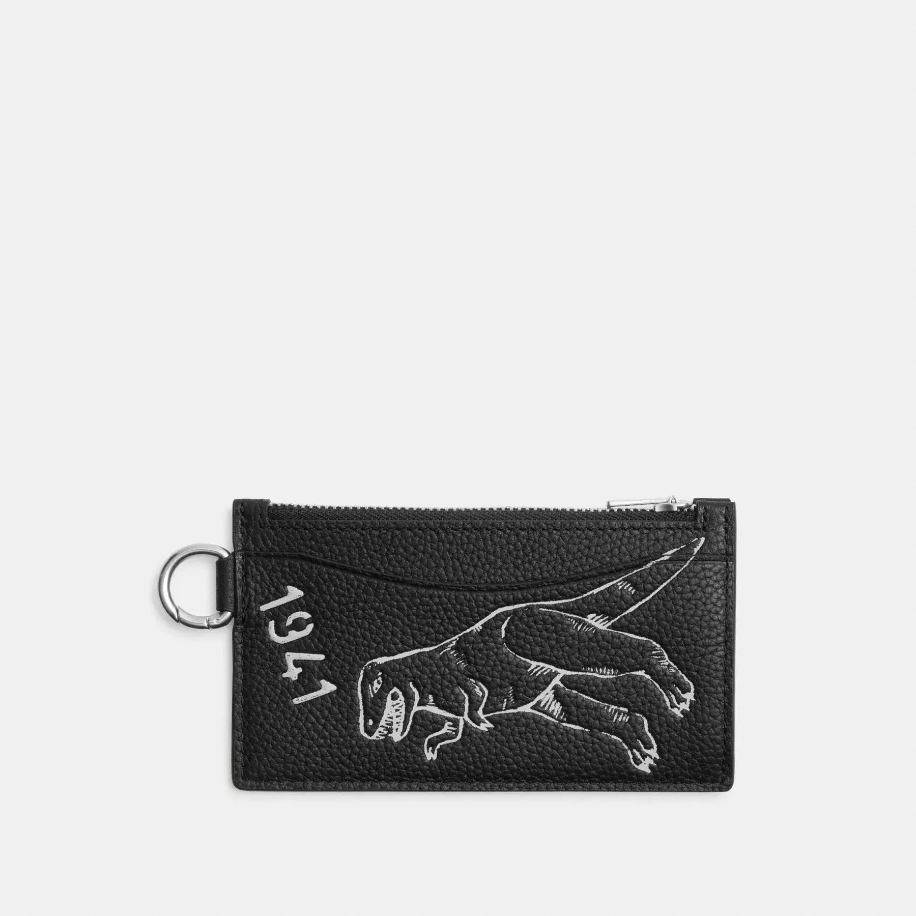 COACH Zip-kortfodral med skisstryck Svart Multi COACH Zip-kortfodral med skisstryck Svart Multi
